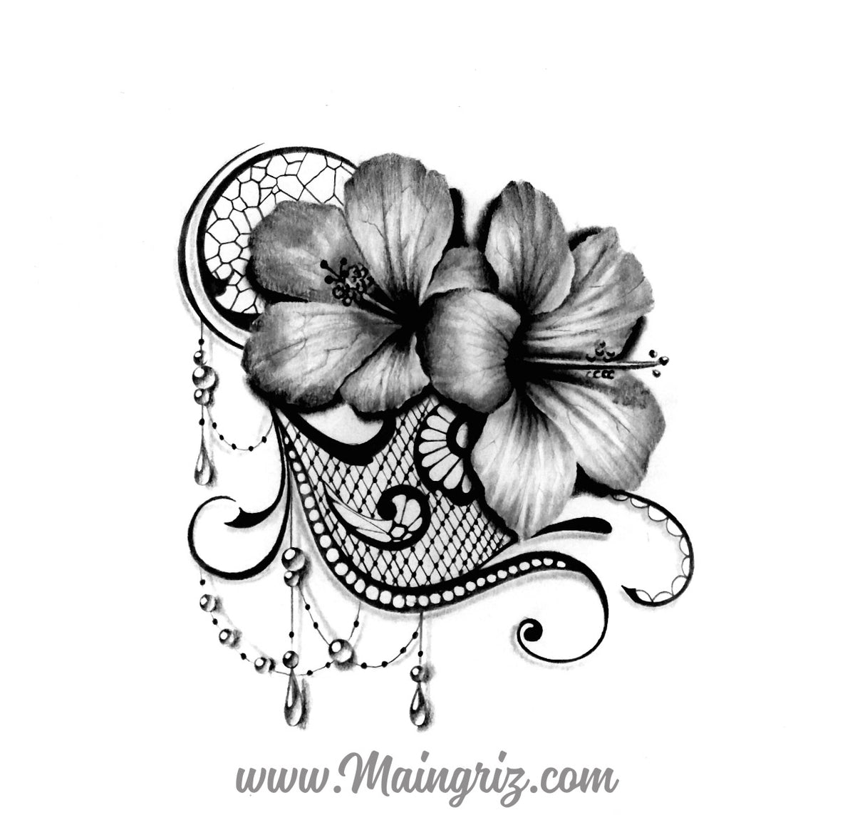 Hibiscus tattoo design references – Tagged "sexytattoo" – TattooDesignStock