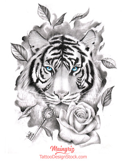 selection of tigers tattoo design high resolution download 