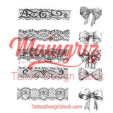 sexy lace tattoo design high resolution download by tattoo artist
