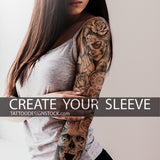 custom chicano sleeve tattoo design in high resolution download
