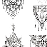 6 amazing mandalas download tattoo design digital download