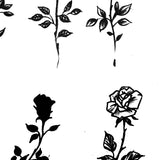 amazing minimalist roses under boob side boob tattoo design 