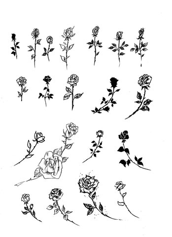 hundreds minimalist tattoo design idea by tattoodesignstock.com