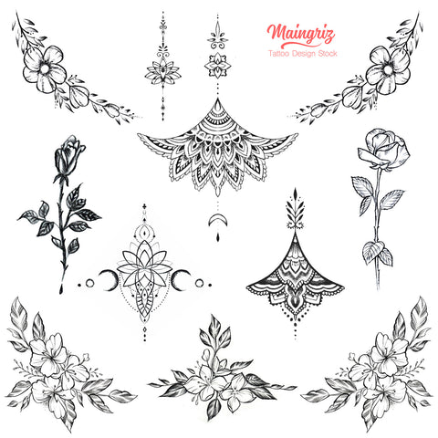 thousands quality tattoo design references in stock 