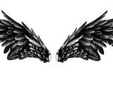 2 x realistic wing  tattoo design high resolution download