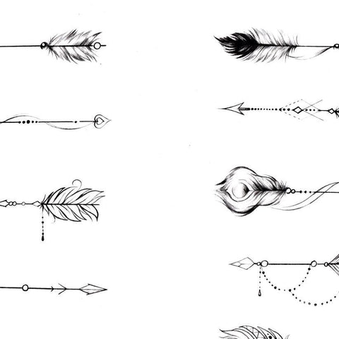 10 originals arrows tattoo design references
