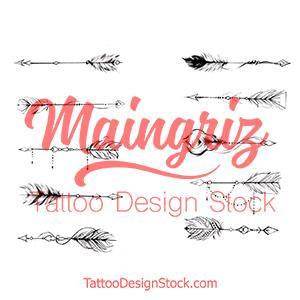 10 originals arrows tattoo design references