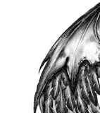 2 x realistic wing  tattoo design high resolution download