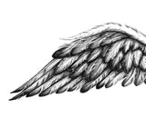 2 x realistic sexy wing tattoo design high resolution download