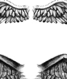 2 x realistic sexy wing tattoo design high resolution download
