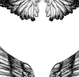 2 x sexy wing tattoo design high resolution download