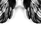 Sexy realistic wing tattoo design high resolution download