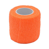 orange bandage cohesive wrap for tattoo session by tattoodesignstock
