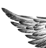 Sexy realistic wing - download tattoo design