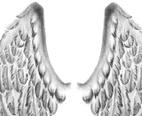 Sexy realistic wing  tattoo design high resolution download