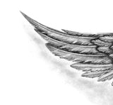Sexy wing  tattoo design high resolution download