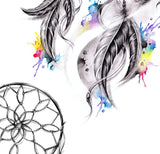 3 x Realistic sexy dreamcatchers tattoo design high resolution download