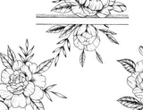 5 x sexy Peony half sleeve design download high resolution download