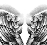 2 x realistic sexy wing - download tattoo design