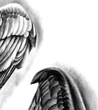2 x realistic sexy wing - download tattoo design