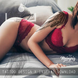 2 x realistic sexy wing - download tattoo design