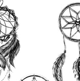 3 x Realistic dreamcatchers  tattoo design high resolution download
