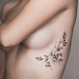 flowers sideboob download tattoo design