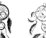 3 x Sexy realistic dreamcatchers  tattoo design high resolution download