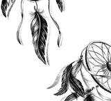 3 x Sexy realistic dreamcatchers  tattoo design high resolution download
