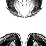 2 x realistic sexy wing tattoo design high resolution download