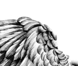 Realistic wing sexy  tattoo design high resolution download