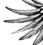 Realistic wing sexy  tattoo design high resolution download