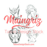 cherub tattoo design high resolution download by tattoodesignstock.com