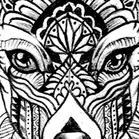 Deer Mandala - tattoo design download #2