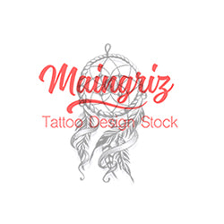 Dreamcatcher tattoo design digital download with high resolution