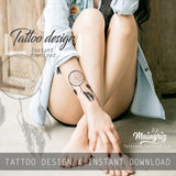 Dreamcatcher realistic sexy tattoo design high resolution download