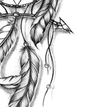 Realistic dreamcatcher tattoo design high resolution download