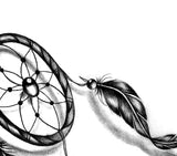 Dreamcatcher realistic tattoo design high resolution download