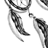 Dreamcatcher realistic tattoo design high resolution download