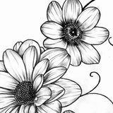 Flowers for arms tattoo design2