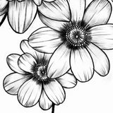 Flowers for arms tattoo design2