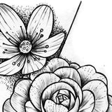 Flowers for arms Tattoo design