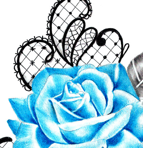Blue Rose Tattoo Designs PNG Transparent Images Free Download | Vector  Files | Pngtree