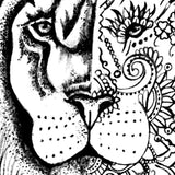 Lion ornemental tattoo design references 