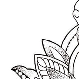 original lotus oriental tattoo design digital download