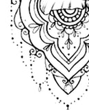 5 mandala roses - tattoo design download #4