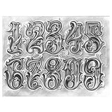 chicano numbers tattoo design 