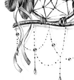 Owl dreamcatcher  tattoo desgin high resolution download