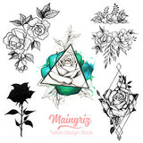 5 originals roses tattoo design for tattoo artists
