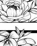 Sexy peony linework forearm high resolution download